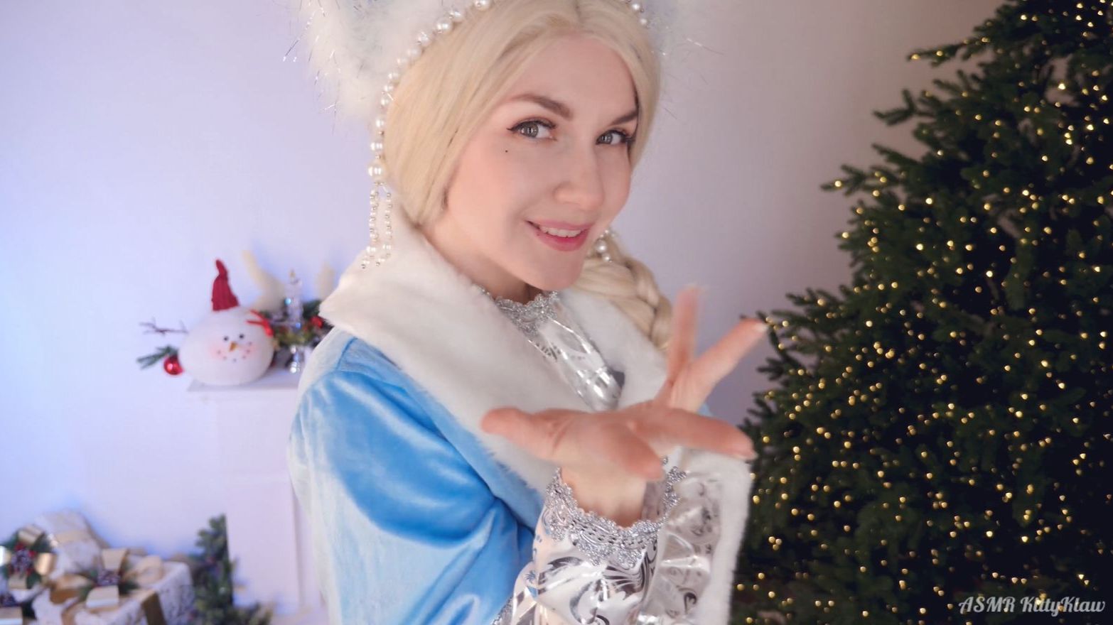 АСМР ❤️Снегурочка согрет тебя и растопит твоё сердце ❤️ASMR