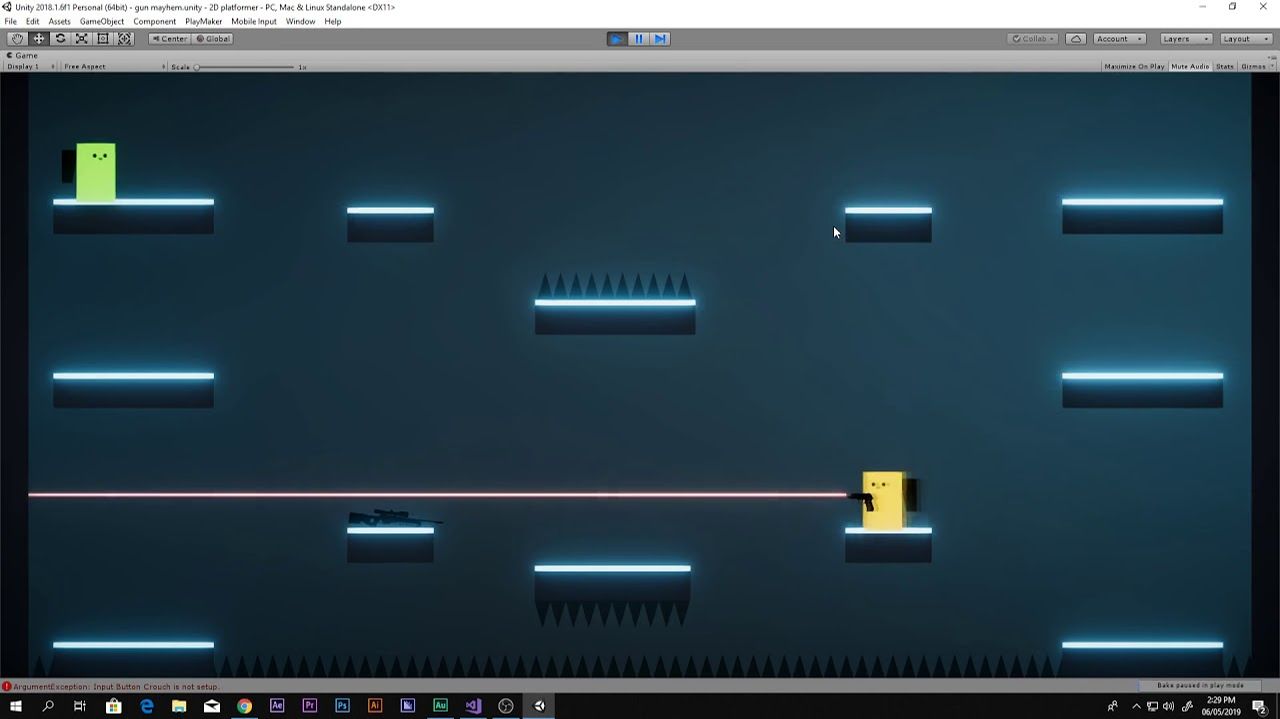 0. How To make 2D platformer Game in Unity_without writing any code смотреть онлайн