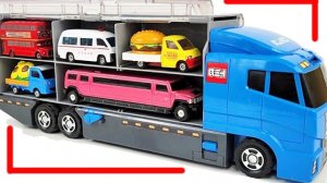 Мультики для детей про машинки. Автовоз с мини машинками внутри. Смотреть Мультики для малышей