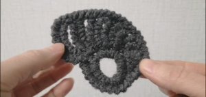 Ракушка крючком-простая в исполнении