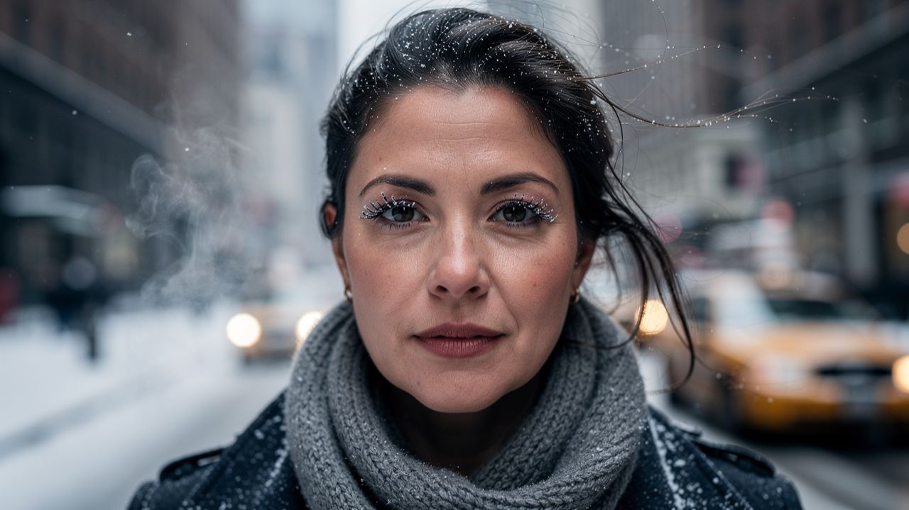 Манхэттен зимой мороз улицы и настоящая жизнь Нью Йорка 🥶🏙️ смотреть онлайн