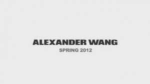 Показ коллекции Alexander Wang весна-лето 2012