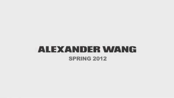 Показ коллекции Alexander Wang весна-лето 2012