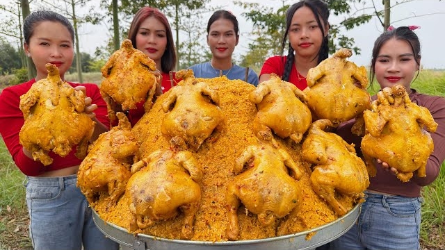 Изумительный рецепт приготовления курицы карри с рисом по-деревенски. Кухня Азии смотреть онлайн