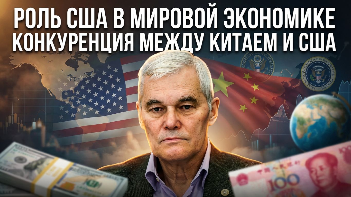 Константин Сивков | Роль США в мировой экономике. Конкуренция между Китаем и США смотреть онлайн