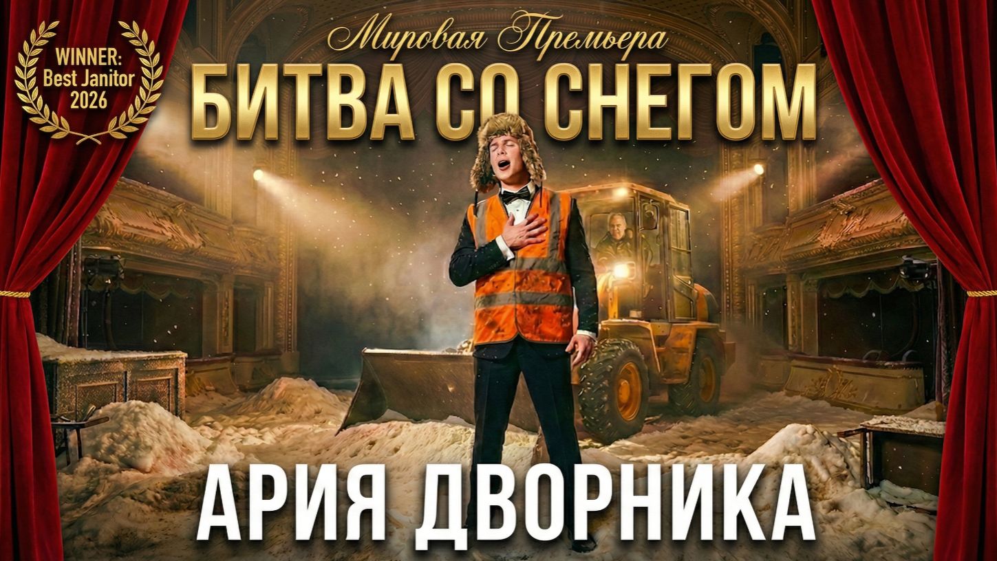 Ария Дворника из оперы «Битва со снегом» (в роли Дворника — Заслуженный нейро-тенор России) смотреть онлайн
