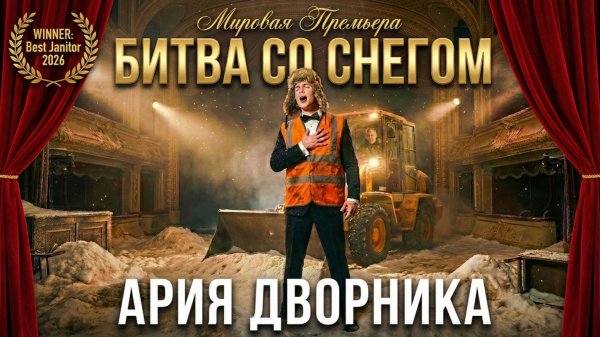 Ария Дворника из оперы «Битва со снегом» (в роли Дворника — Заслуженный нейро-тенор России)