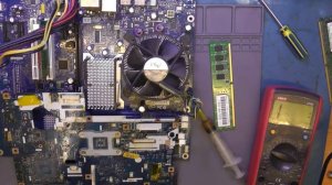 Ремонт материнской платы Intel DP35DP. Пищит 3 раза.