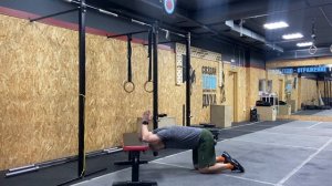 Растяжка широчайших на лавке / Bench Lat Stretch