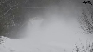 Мощная техника в снегу!