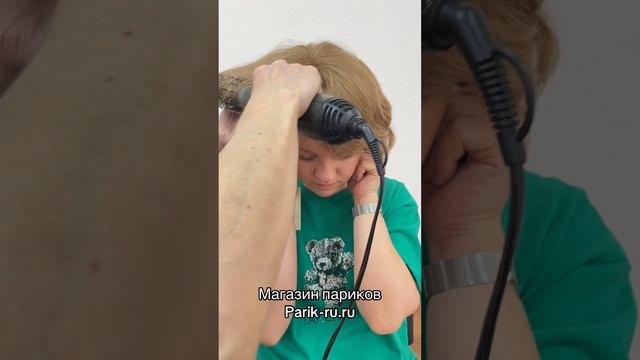 Укладка парика из натуральных волос смотреть онлайн