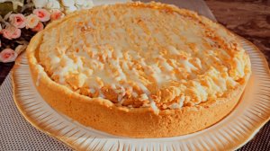 Этот творожной пирог бесподобен.