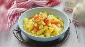 🍲 Тушёная картошка по-домашнему: получается особенно мягкой и ароматной на курином бульоне