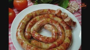 Как приготовить вкуснейшую домашнюю колбасу, простой пошаговый рецепт.