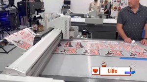 Резка пленки DTF с помощью цифрового плоттера TPS S3 1310