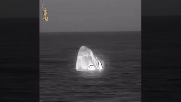 Корабль Crew Dragon с россиянином Олегом Платоновым досрочно вернулся на Землю.