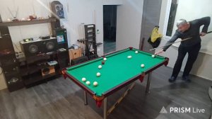 Тест бильярд дома.Видео в горизонте