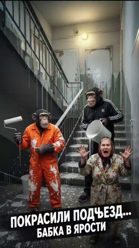 Гоша Обезьянов опять за старое