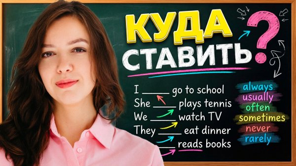 наречия и выражения частотности || adverbs & expressions of frequency || present simple