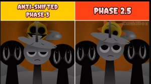 sprunki anti shifted phase 3.               vs          sprunki anti shifted phase 2.5 и миксc