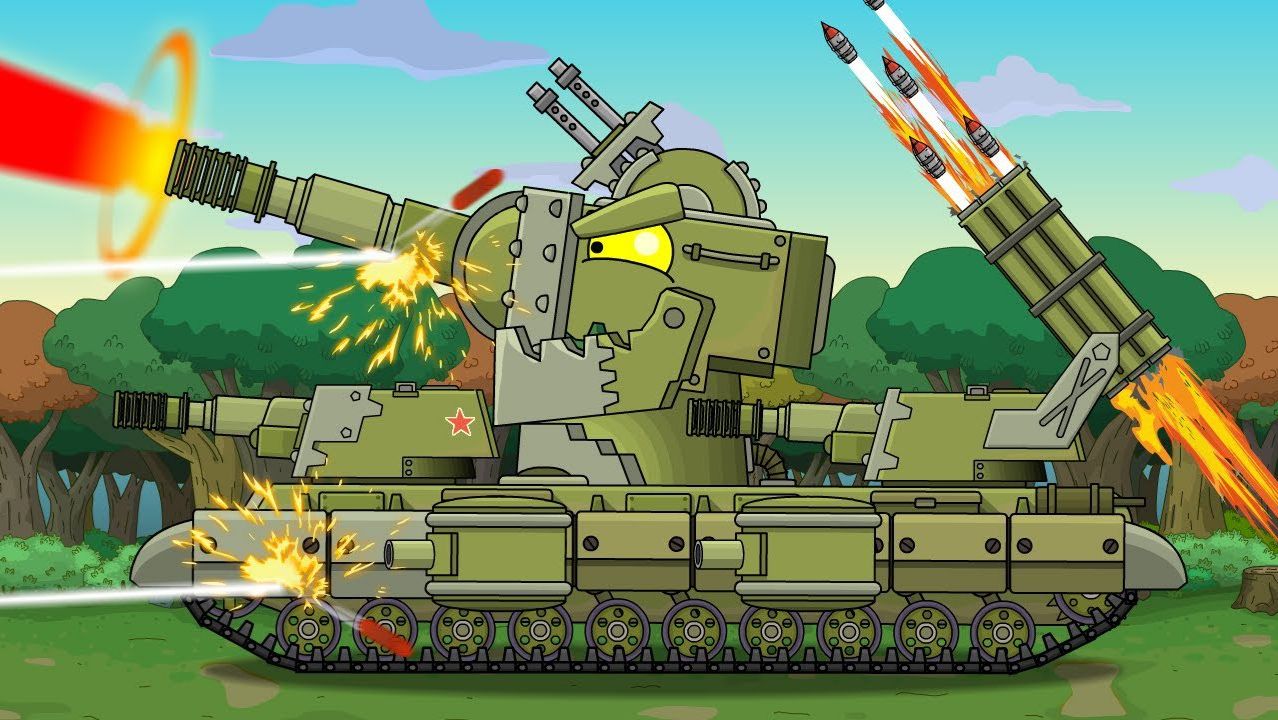 КВ-6 спасает товарищей! - Мультики про танки смотреть онлайн