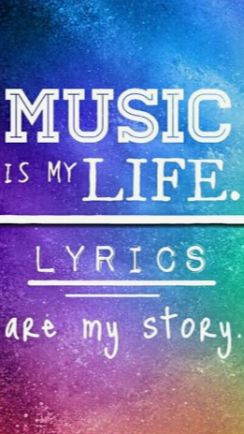 Music is my inspiration