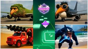 ГРУЗОВИКИ ГРУЗОВИКИ ДЛЯ УНИЧТОЖЕНИЯ МОЗГОВ, АВТОМОБИЛЬ МОТОЦИКЛ BRAINROT - Прыгай по плиткам