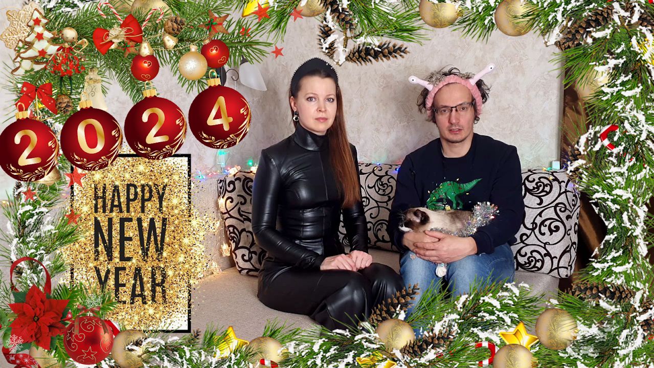 Велосипедное поздравление с Новым Годом 2024! смотреть онлайн