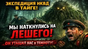 Наша Экспедиция НКВД в ТАЙГУ наткнулась на РЕАЛЬНОГО ЛЕШЕГО, он УТАЩИЛ нескольких из НАС! Ужасы