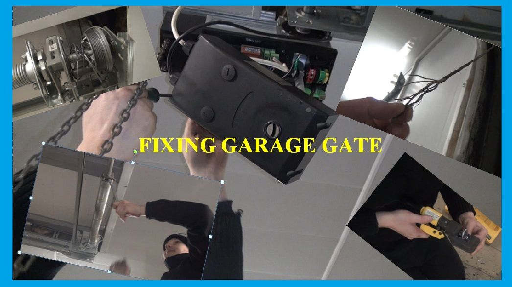 Обрыв троса на секционных воротах ISD01E