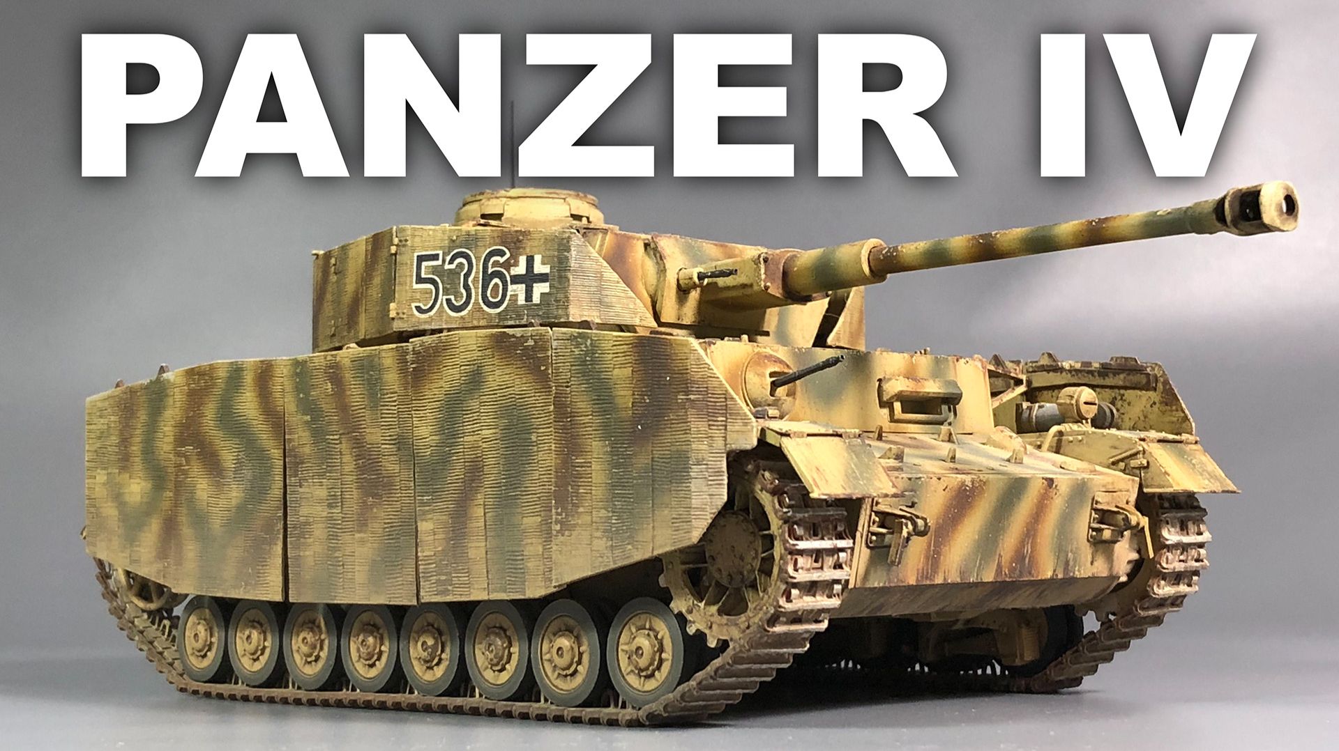 Сборка и покраска модели танка Panzer IV. Звезда 1:35 смотреть онлайн