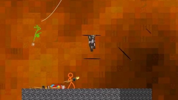 Стикманы 🆚 маинкрафта