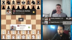 Не хватило техники ♟ Евгений ШУВАЛОВ 🆚 Дмитрий АНДРЕЙКИН