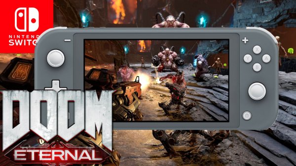 Doom Eternal Nintendo Switch Lite Gameplay