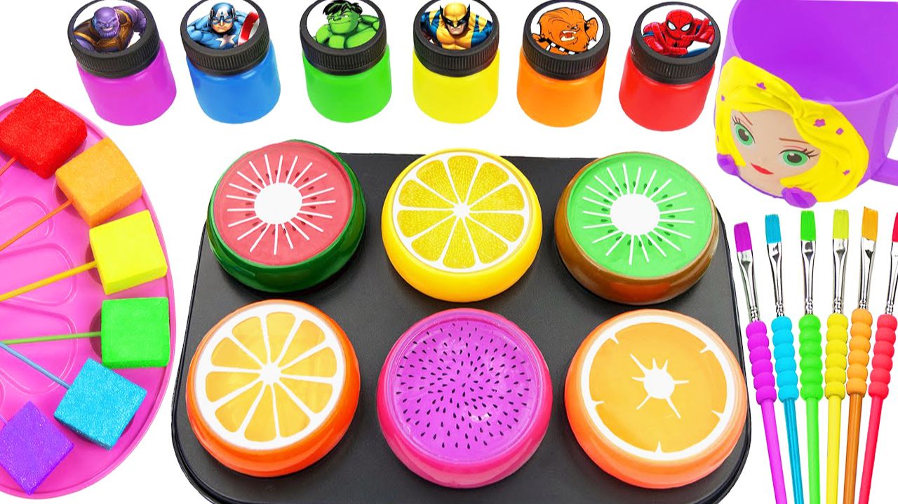 Мультики для малышей. Яркие кисточки, фрукты и игрушки. Мультики для детей смотреть онлайн смотреть онлайн