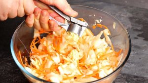 Новый Салат из Капусты! ЭТО ПРОСТО БОМБА!!! ОЧЕНЬ ВКУСНО!!!