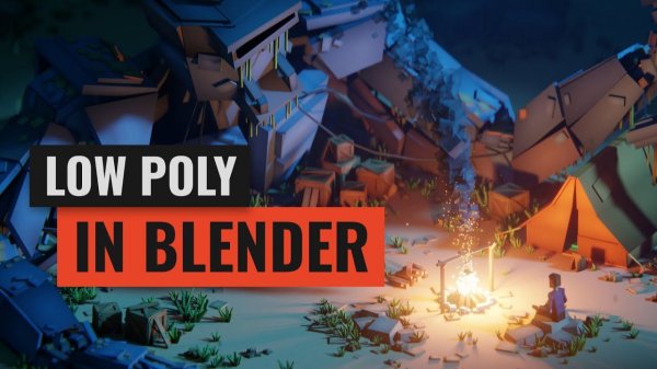 Cubic Worlds - Create Stunning Low Poly Animations in Blender 4-5