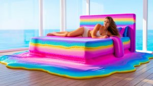 Какую необычную кровать вы бы выбрали? 🦋✨ | Невероятно приятное ASMR-видео с использованием ИИ