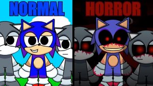 Incredibox Sprunki Sonic Mod: Normal VS Horror Versions