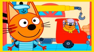 ТРИ КОТА - СТРОЙКА ДОМИКА ДЛЯ БАБУШКИ ИЗОЛЬДЫ - МУЛЬТИКИ ТРИ КОТА