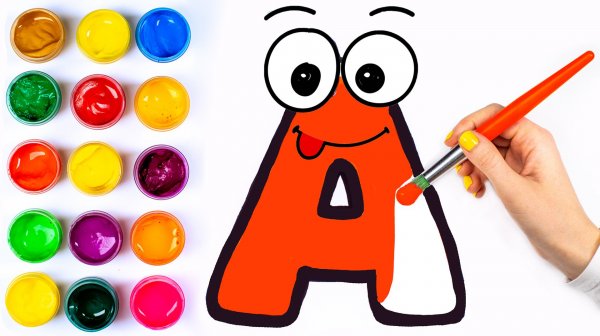 Буквы Алфавита. Для детей.