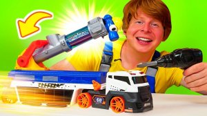 🚗🛠️🎯 Сломалась ПУШКА! Механик Саша спасает машину - починка + испытание!