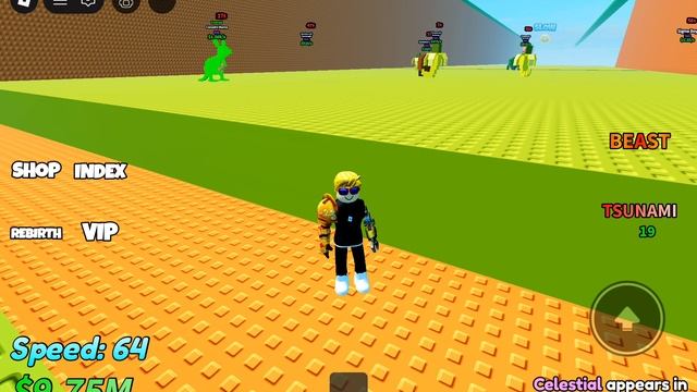 Спасла Райно тостерино от цунами в спаси брейнрот от цунами в РОБЛОКС