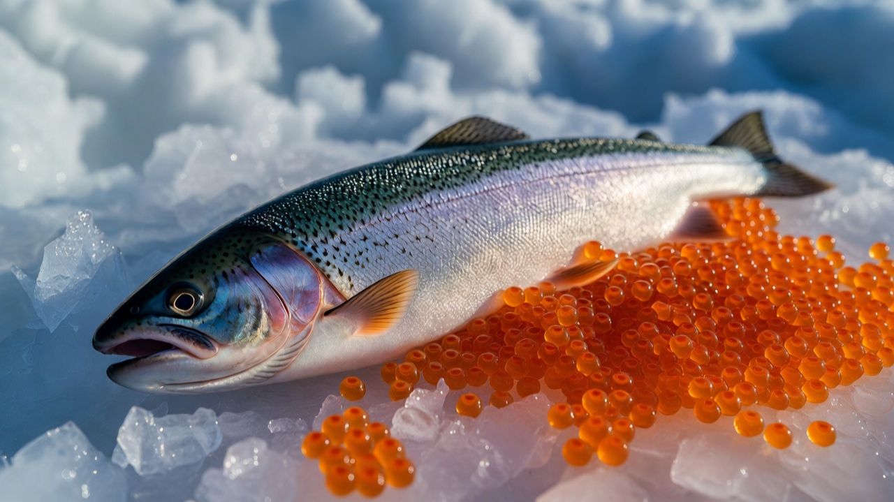 Зимняя рыбалка в Калининграде: ловим форель и сига, а в награду — своя красная икра!