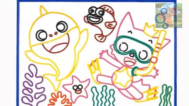 Используйте детскую пенопластовую глину, чтобы раскрасить маленьких акул Bump fox sharks смотреть онлайн