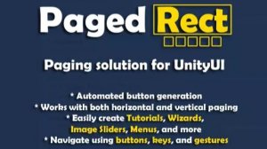 Asset Unity - PagedRect - Paging, Galleries, and Menus (постраничная навигация, галереи и меню.)