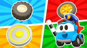 Спасаем поезд с отвалившимся колесом! Грузовичок Лева строит специальную ремонтную станцию