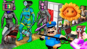 НОВОЕ ОБНОВЛЕНИЕ с участием женщины ТИТАНА БОССОВ и СКИБИДИ В МАЙНКРАФТЕ