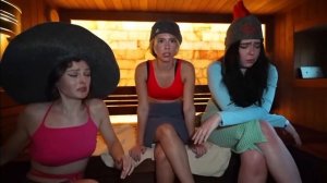 устроили девичник в бане!
к нам пришла ырка...Нам страшно!