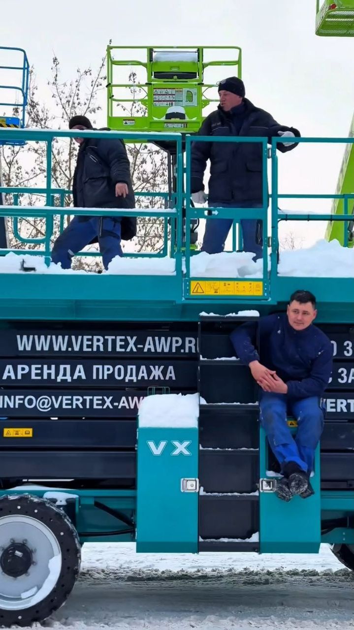 Ножничный подъемник - в аренду! смотреть онлайн